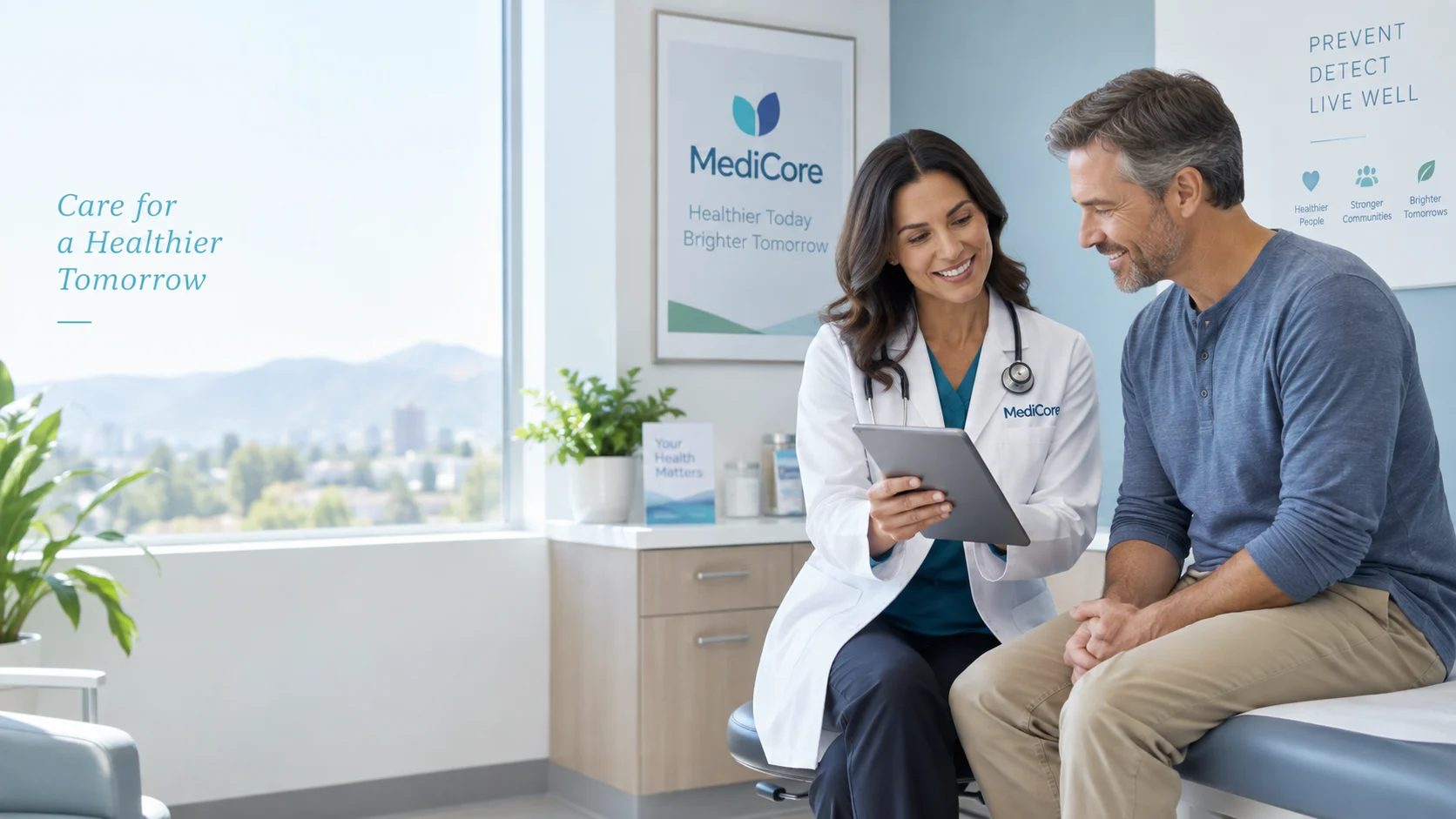Medicore Consultation In A Bright Clinic